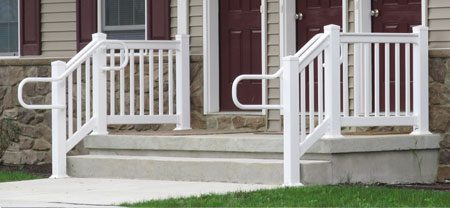 vinyl handrail detail