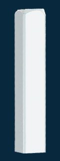 Model railing shown on deck