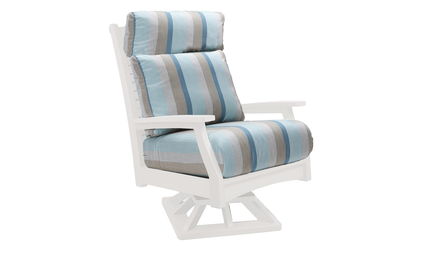 Classic Terrace High Back Swivel Rocker