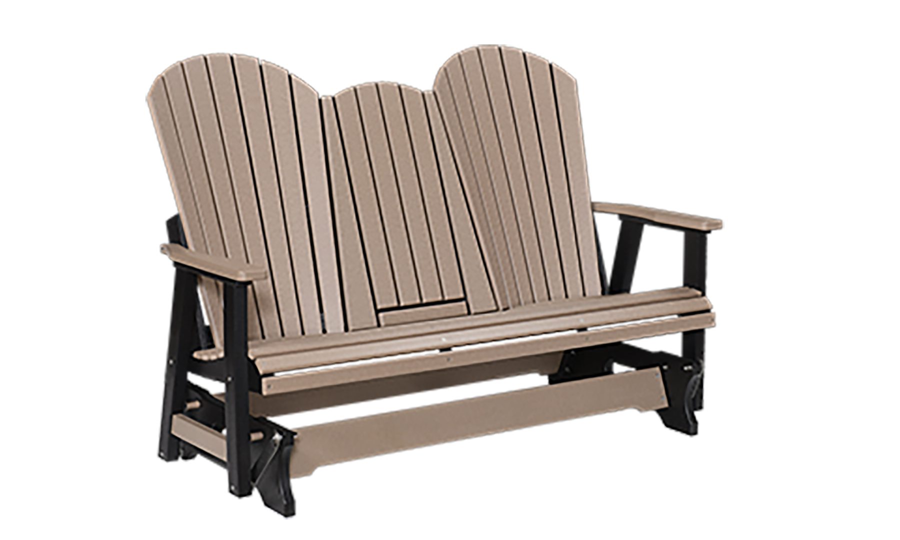 Comfo Back Three Seat Glider With Console